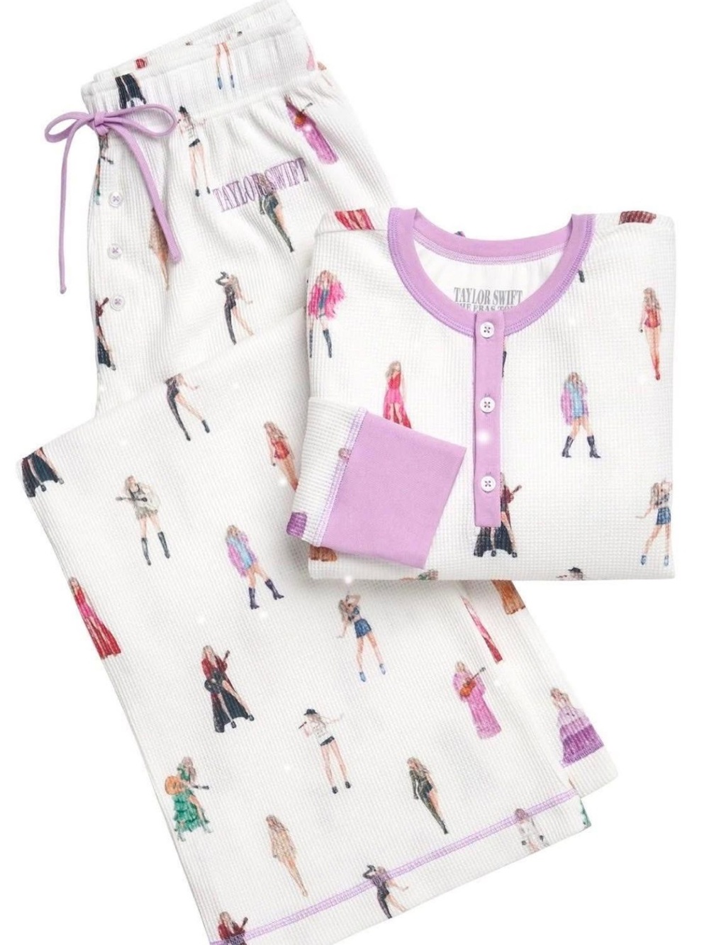 Taylor Swift Holiday 2025 Eras Tour PJs XL NWTWaffle-Knit